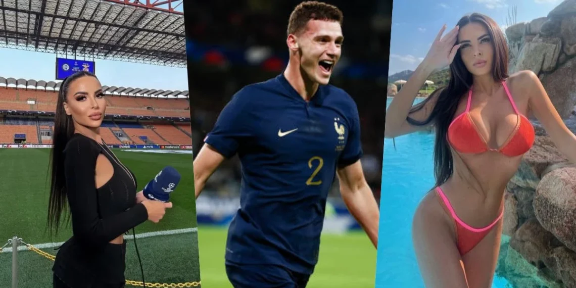 Quá nóng bỏng, nữ MC Marialuisa Jacobelli được Pavard tặng áo